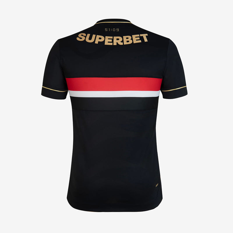 Camisa São Paulo Third 2025/26 Masculino Preta