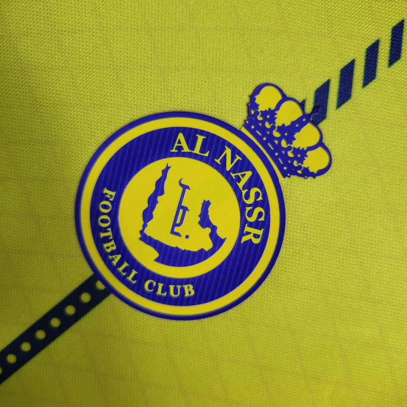 Camisa Al-Nassr I Home Torcedor 2024/25 Masculino Amarelo