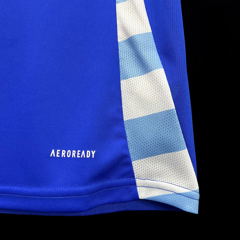 Camisa Adidas Argentina Copa América II Away Torcedor 2024/25 Masculino Azul