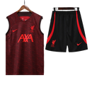 Conjunto Regata Liverpool 22/23 Nike - Vinho+Preto