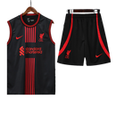 Conjunto Regata Liverpool 22/23 Nike - Preto