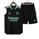 Conjunto Regata Arsenal Training 2022/23 Adidas - Preto
