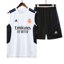 Conjunto Regata Real Madrid Training 2022/23 Adidas - Branco