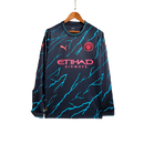 Camisa Manchester City II Away 2023/24 Adidas (Manga longa) Preta