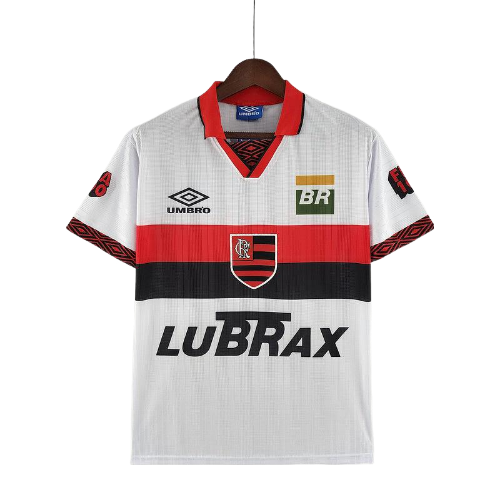 Camisa Retrô Flamengo II Away 1995/96  Masculino Branco