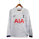 Camisa Tottenham Home 2023/24 Manga Longa - Branca Nike