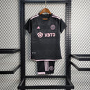 Kit Infantil Inter de Miami Away 23/24 - Adidas - Preto