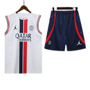 Conjunto Regata PSG 22/23 Jordan - Branco+Vermelho