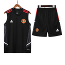 Conjunto Regata Manchester United 22/23 Adidas - Preto