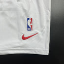 Shorts NBA Miami Heat 23/24 Casual - Nike - Vermelho - Branco - Preto