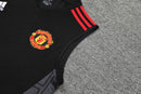 Conjunto Regata Manchester United 22/23 Adidas - Preto