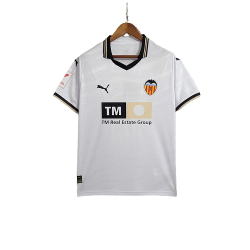 Camisa Valencia Home Puma 2023/24 Polo- Branca