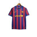 Camisa Retrô Barcelona Home 09/10 Torcedor Masculina - Azul e Grená