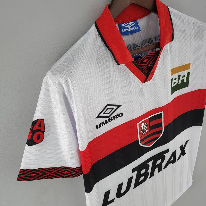 Camisa Retrô Flamengo II Away 1995/96  Masculino Branco