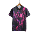 Camisa PSG Nike 2023/24 Masculino Polo Preto e Rosa
