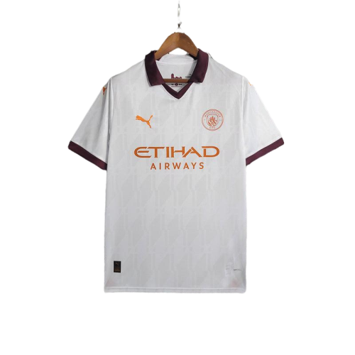 Camisa Manchester City Away 2023/24 Polo Branca - Puma