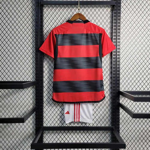 Kit Infantil Flamengo 23/24Vermelho e Preto