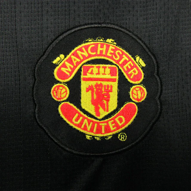 Camisa Retrô Manchester United Nike 2007/08 Masculino  Preta