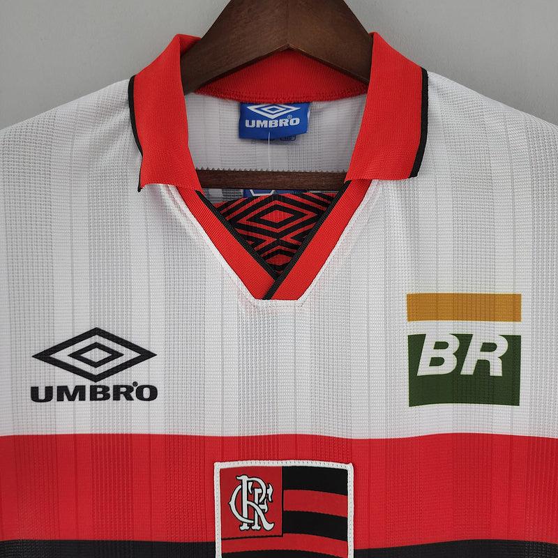 Camisa Retrô Flamengo II Away 1995/96  Masculino Branco