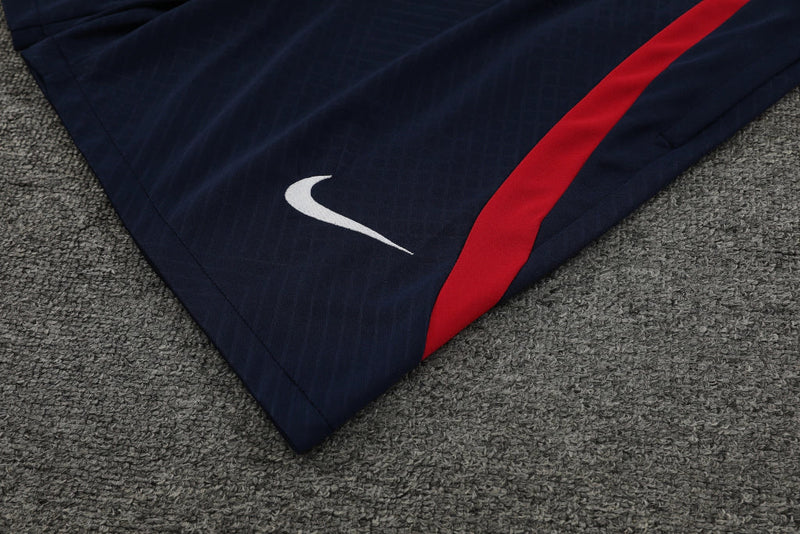 Conjunto Regata Red Bull Leipzig 2023/24 Nike - Azul Escuro