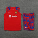 Conjunto Regata Barcelona 23/24 Nike - Vermelho
