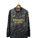 Camisa Arsenal II Adidas Torcedor 22/23 Manga Longa Preto
