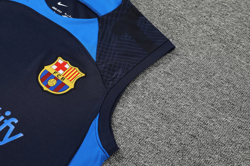 Conjunto Regata Barcelona Training 2022/23 Nike - Azul Royal