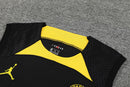 Conjunto Regata Paris Saint Germain Training 2022/23 Jordan - Preto