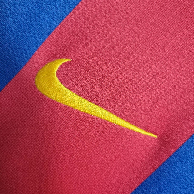 Camisa Barcelona Retrô I Home 2010/11 Torcedor Nike Masculino Vermelho e Azul