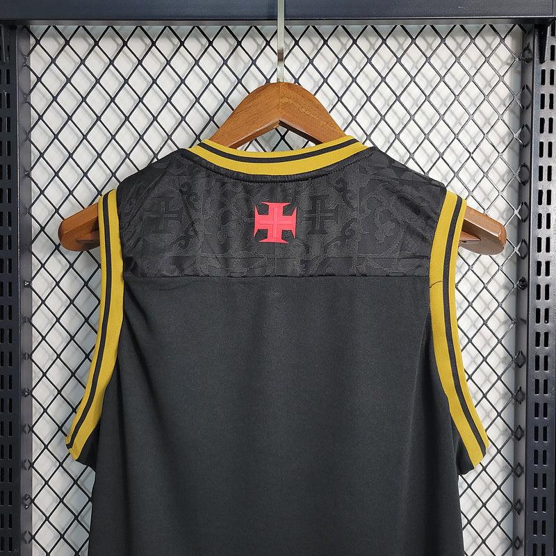 Camisa Regata Vasco Da Gama Goleiro Kappa 2022/23 Preto