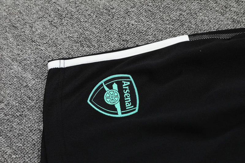 Conjunto Regata Arsenal Training 2022/23 Adidas - Preto