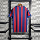 Camisa Retrô Barcelona Home 09/10 Torcedor Masculina - Azul e Grená
