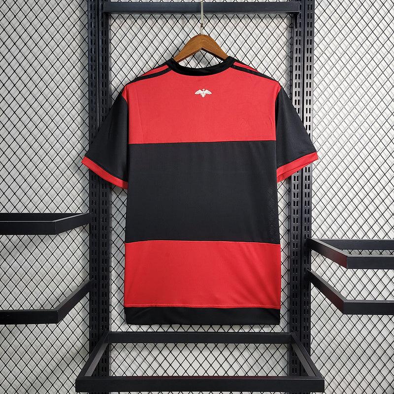 Camisa Flamengo I Home Retrô 2017/18  Masculina - Vermelho