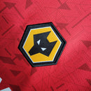 Camisa Wolverhampton II - 23/24 Torcedor castore Masculino Vermelho