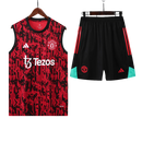 Conjunto Regata Manchester United 23/24 Adidas - Vermelho