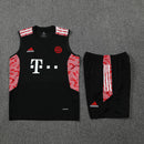 Conjunto Regata FC Bayern 22/23 Adidas - Preto+Vermelho