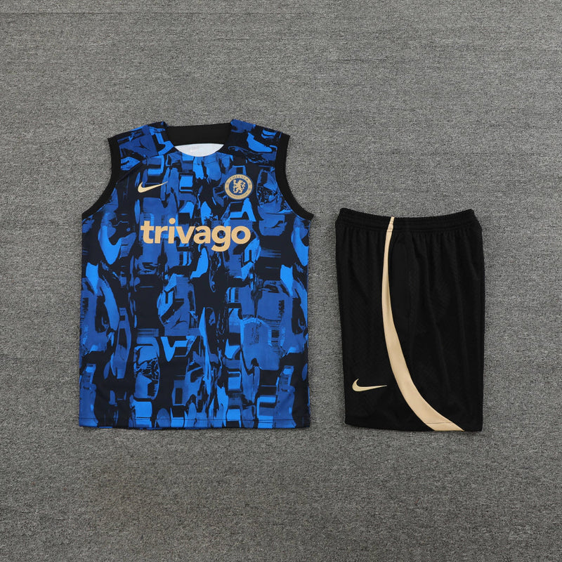 Conjunto Regata Chelsea 23/24 Nike - Azul