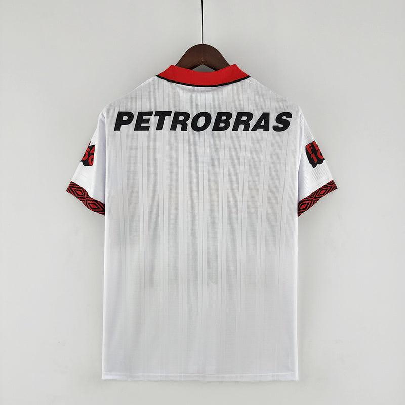 Camisa Retrô Flamengo II Away 1995/96  Masculino Branco