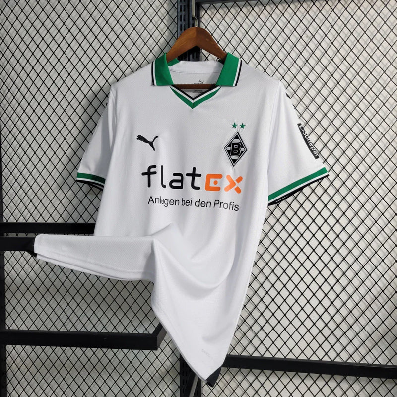 Camisa Borussia Mönchengladbach Puma Torcedor 23/24 Branco