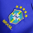 Kit Infantil Camisa + Shorts Infantil Seleção Brasileira - Azul