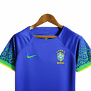 Kit Infantil Camisa + Shorts Infantil Seleção Brasileira - Azul