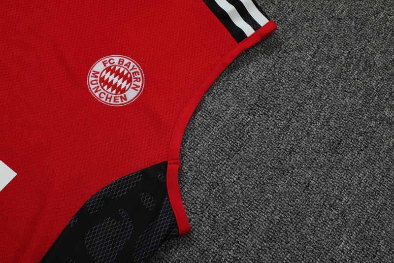 Conjunto Regata FC Bayern 22/23 Adidas - Vermelho+Preto