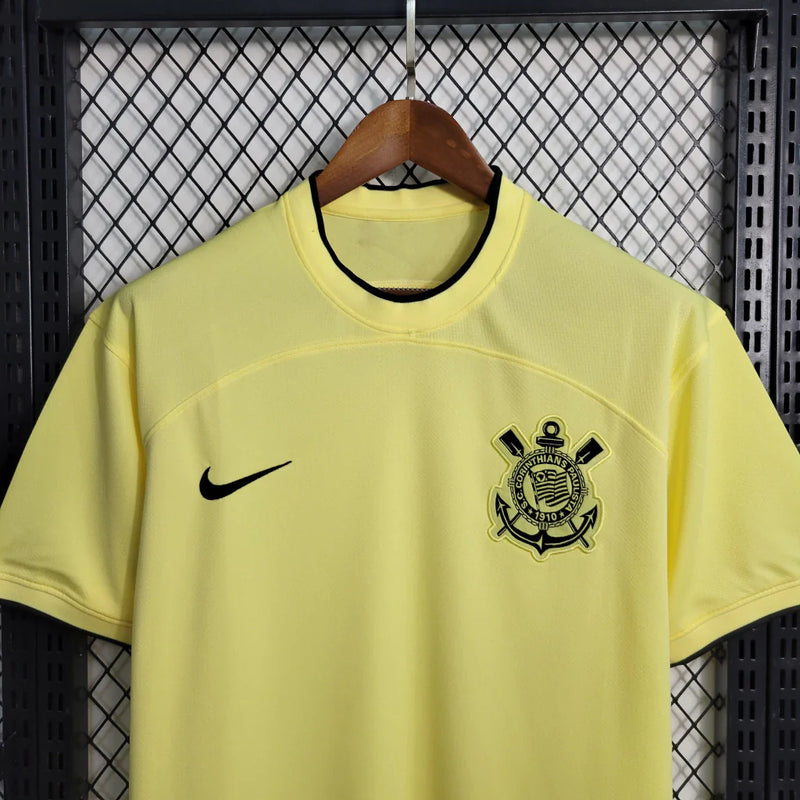 Camisa Corinthians Edição Especial 2023/24 Torcedor Masculina - Amarela Bege Nike