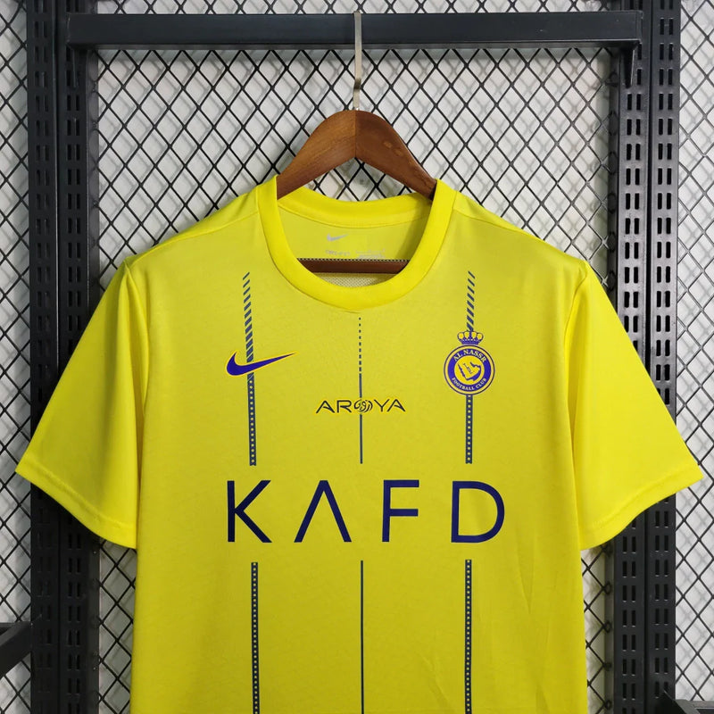 Camisa Al-Nassr I Home Nike Torcedor 2023/24 Masculino Amarelo