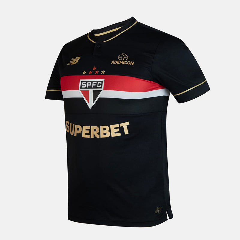 Camisa São Paulo Third 2025/26 Masculino Preta