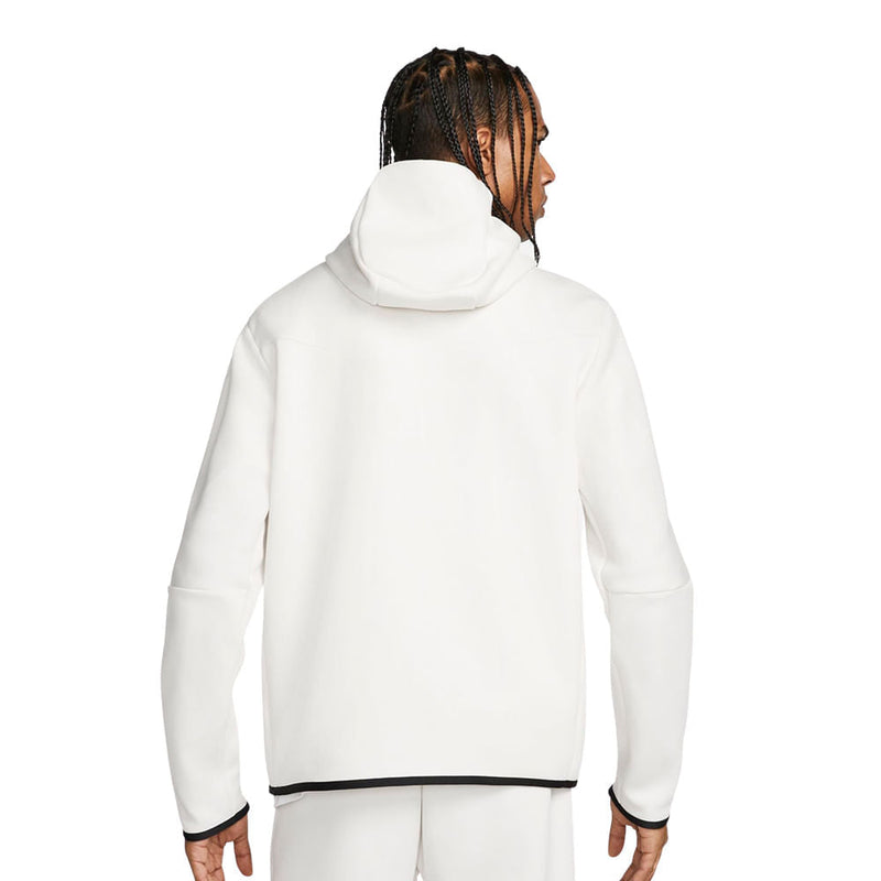 Conjunto Nike Tech Fleece Branco Zíper Longo