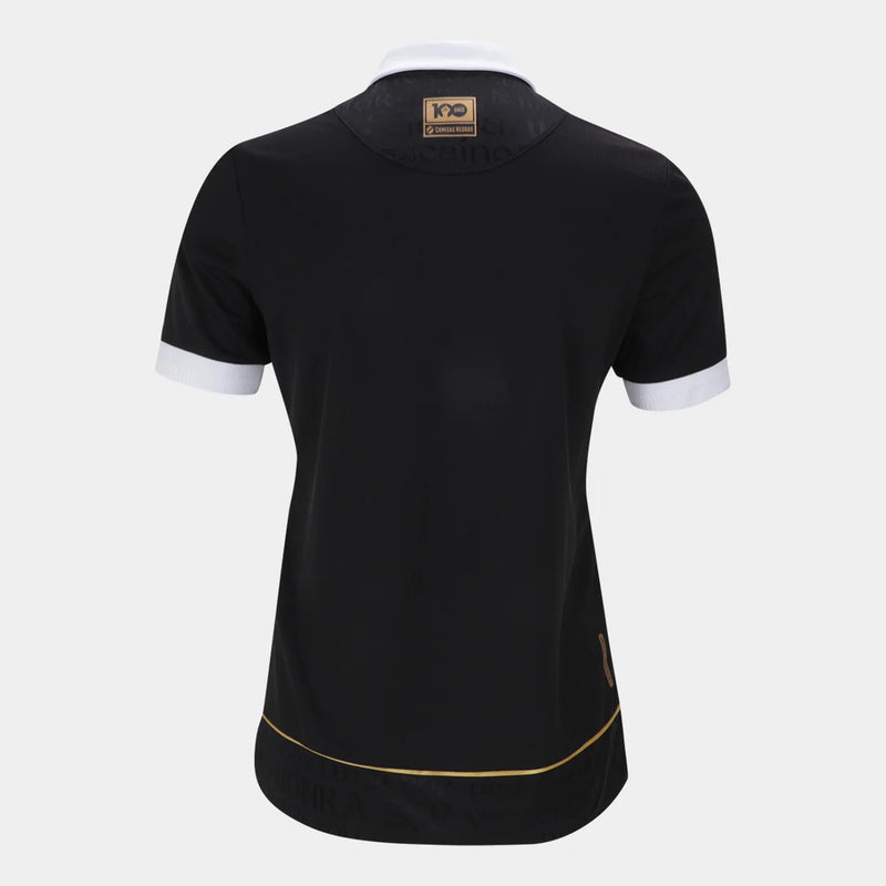 Camisa Vasco da Gama III 23/24 Kappa Feminina Camisas Negras