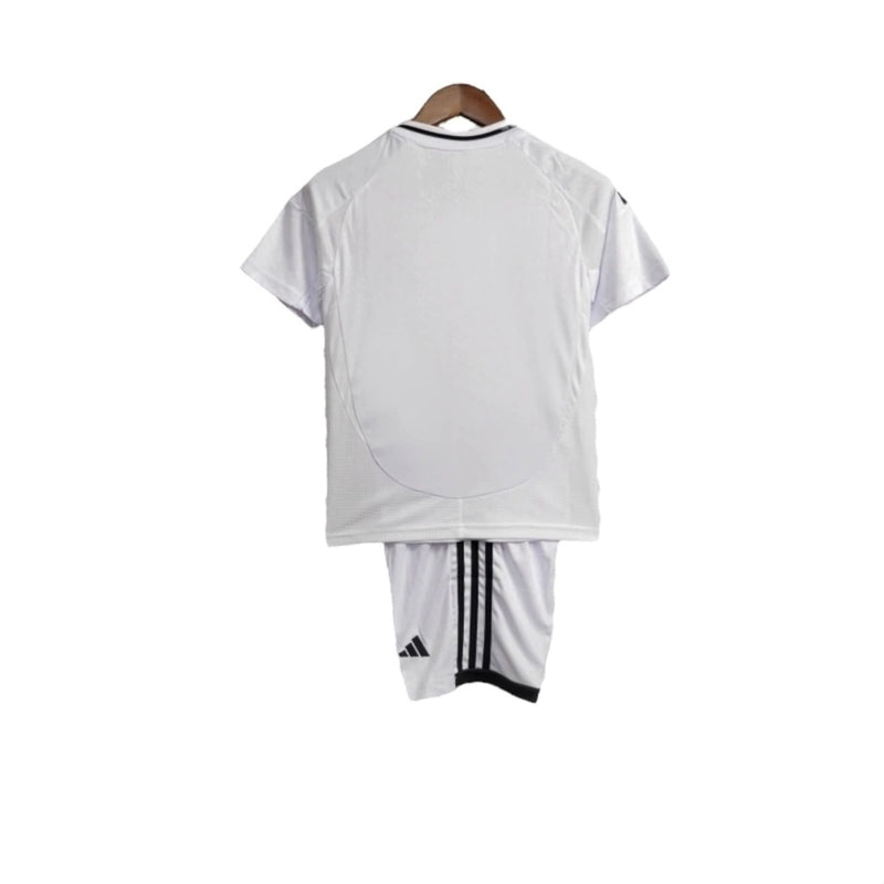 Kit Infantil Real Madrid I 24/25 - Adidas - Branco