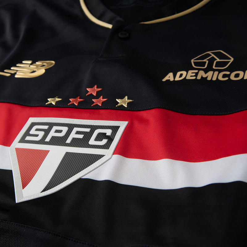 Camisa São Paulo Third 2025/26 Masculino Preta