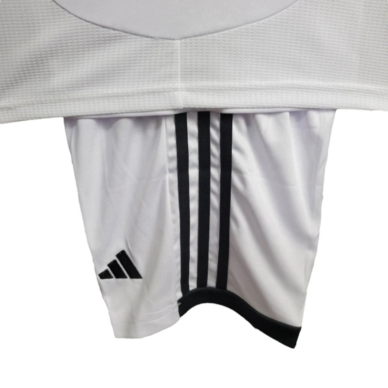 Kit Infantil Real Madrid I 24/25 - Adidas - Branco